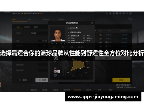 选择最适合你的篮球品牌从性能到舒适性全方位对比分析
