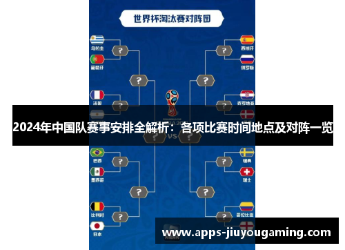 2024年中国队赛事安排全解析:各项比赛时间地点及对阵一览 2024年中国队赛事安排全解析:各项比赛时间地点及对阵一览